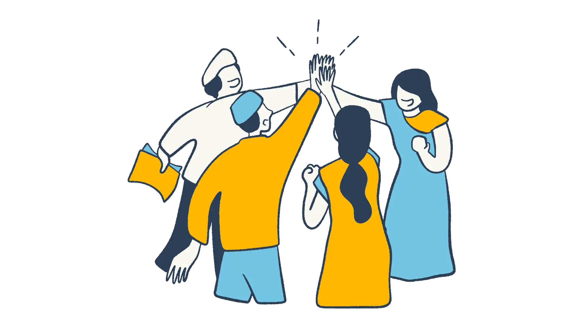 共に生きる社会のイラスト